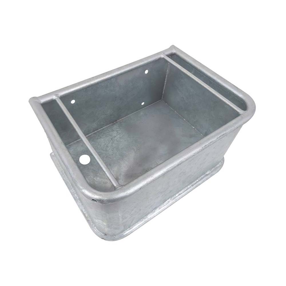 Abbeveratoio zincato rettangolare