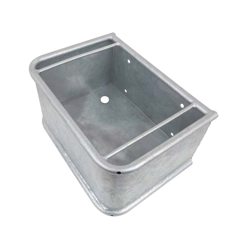 Abbeveratoio zincato rettangolare