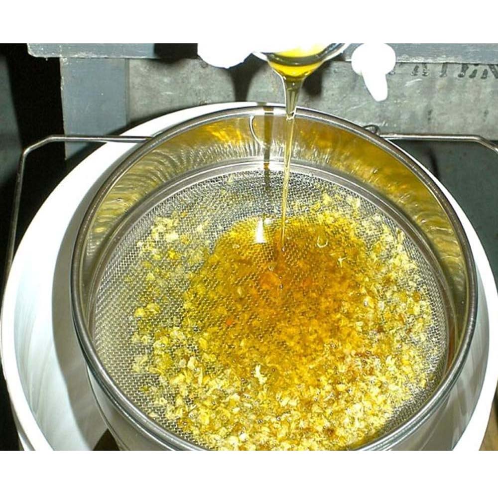 Setaccio grande e doppio con staffa di supporto