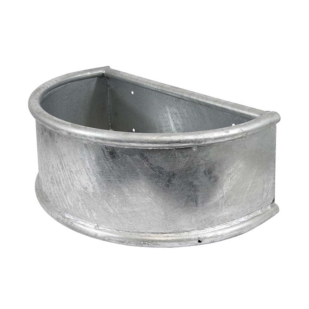 Trogolo tondo in metallo zincato