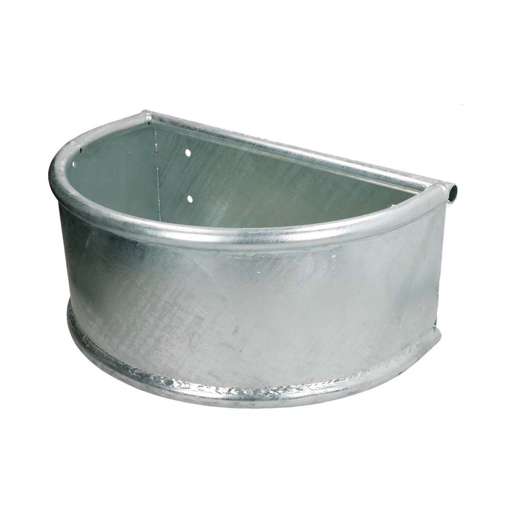 Trogolo tondo in metallo zincato