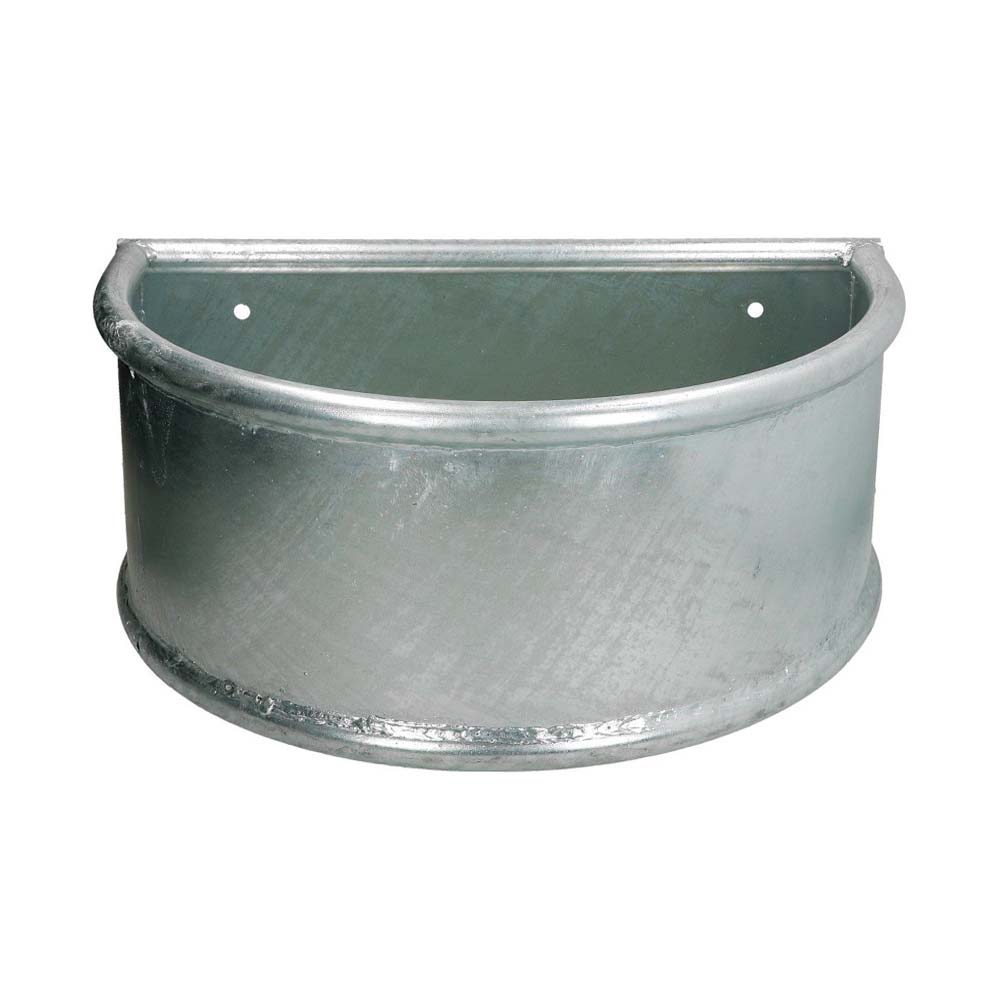 Trogolo tondo in metallo zincato