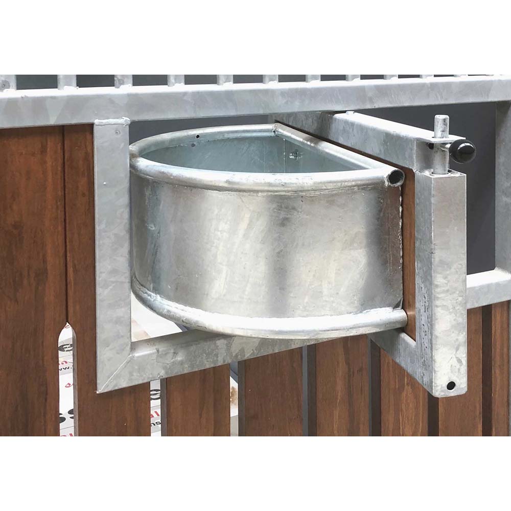 Trogolo tondo in metallo zincato