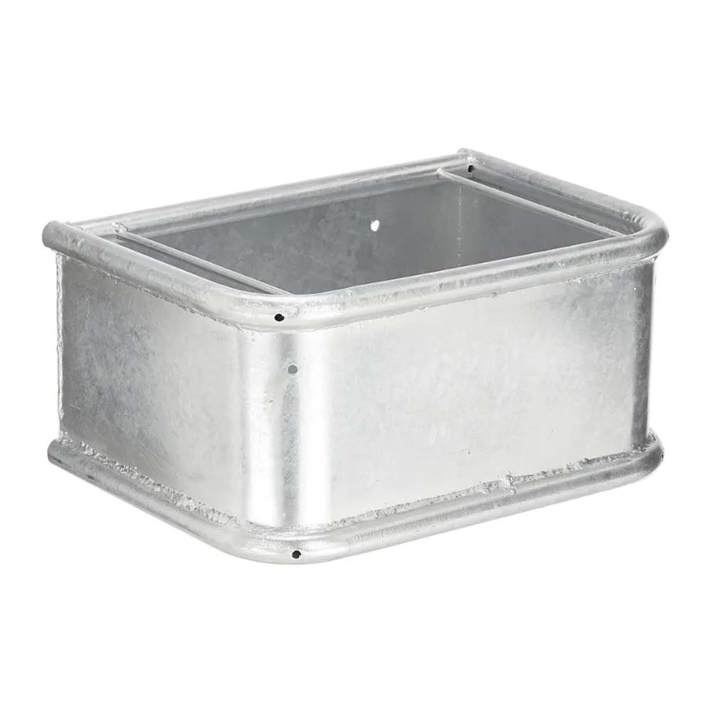 Trogolo rettangolare zincato