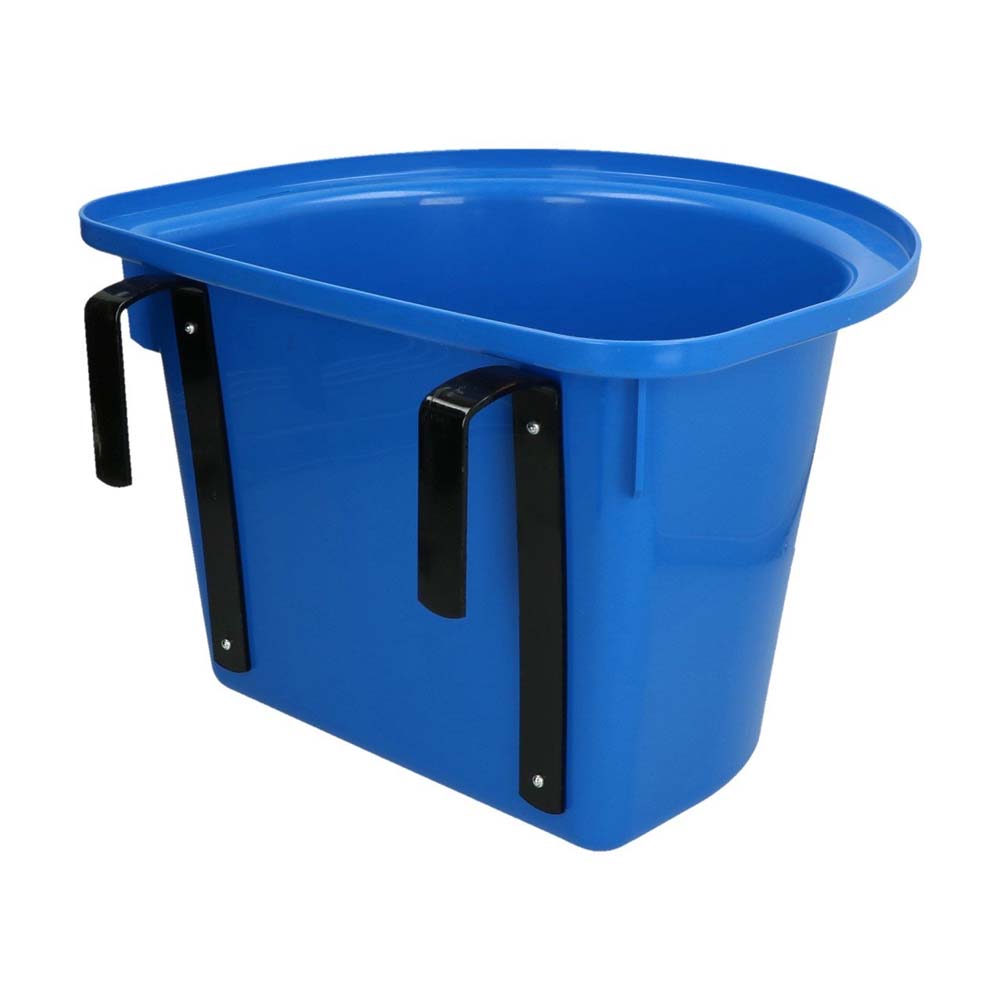 Mangiatoia portatile con staffa per aggancio in plastica antischegge