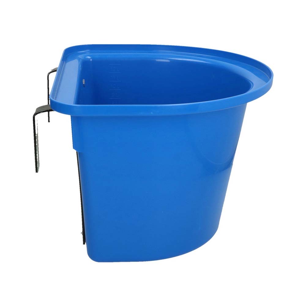 Mangiatoia portatile con staffa per aggancio in plastica antischegge