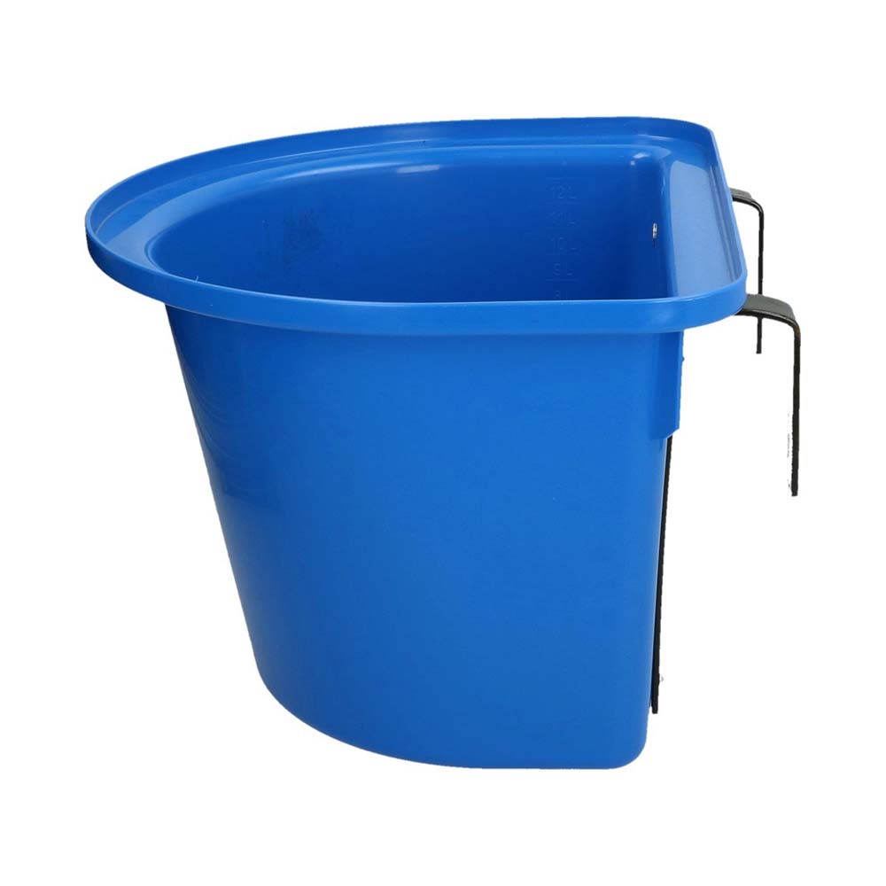 Mangiatoia portatile con staffa per aggancio in plastica antischegge