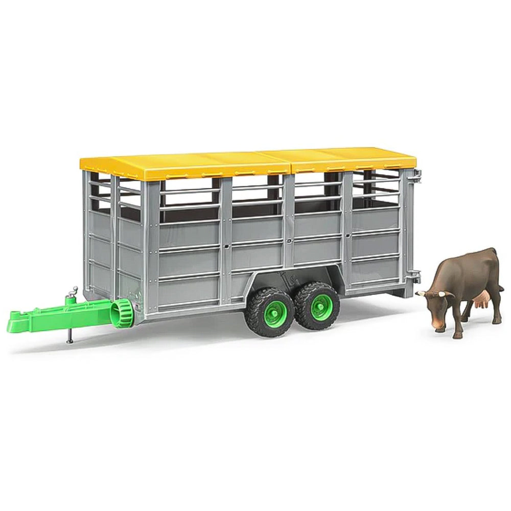 Bruder Trasporto Animali Con Mucca - Giocattolo Agricolo Per Bambini