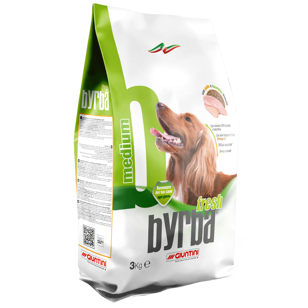 Byrba Fresh Medium - mangime secco per cani di taglia media