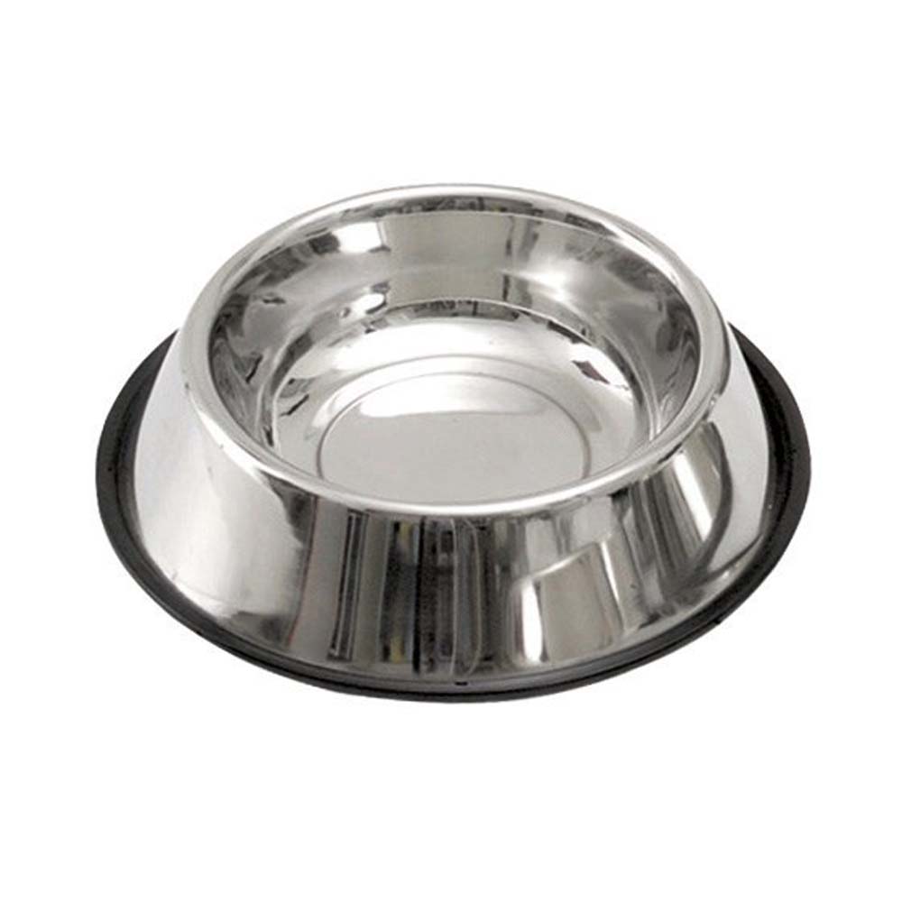 Ciotola per cani in acciaio antiscivolo