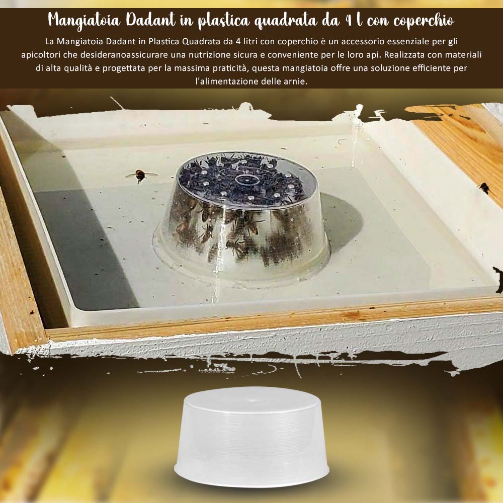 Mangiatoia rotonda in plastica imbottita