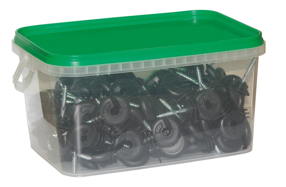 Isolatore ad Anello con Supporto Largo per Filo - 25 pz