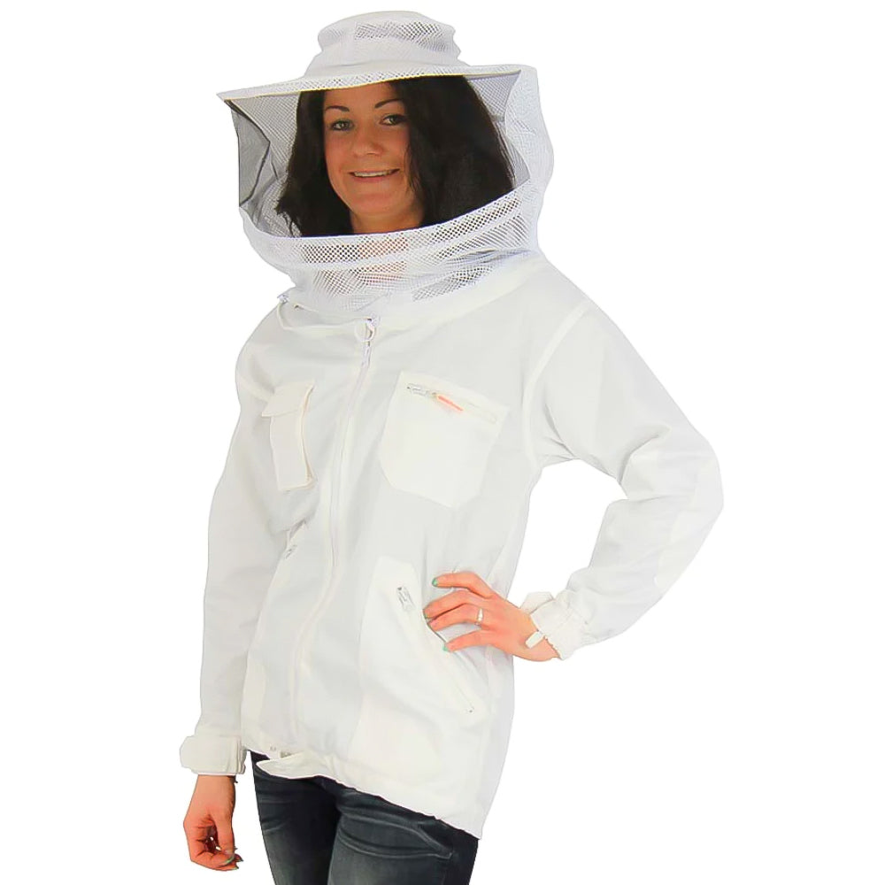 Bieno® Camicetto maschera rotonda in tessuto accendino per la signora in apicoltura