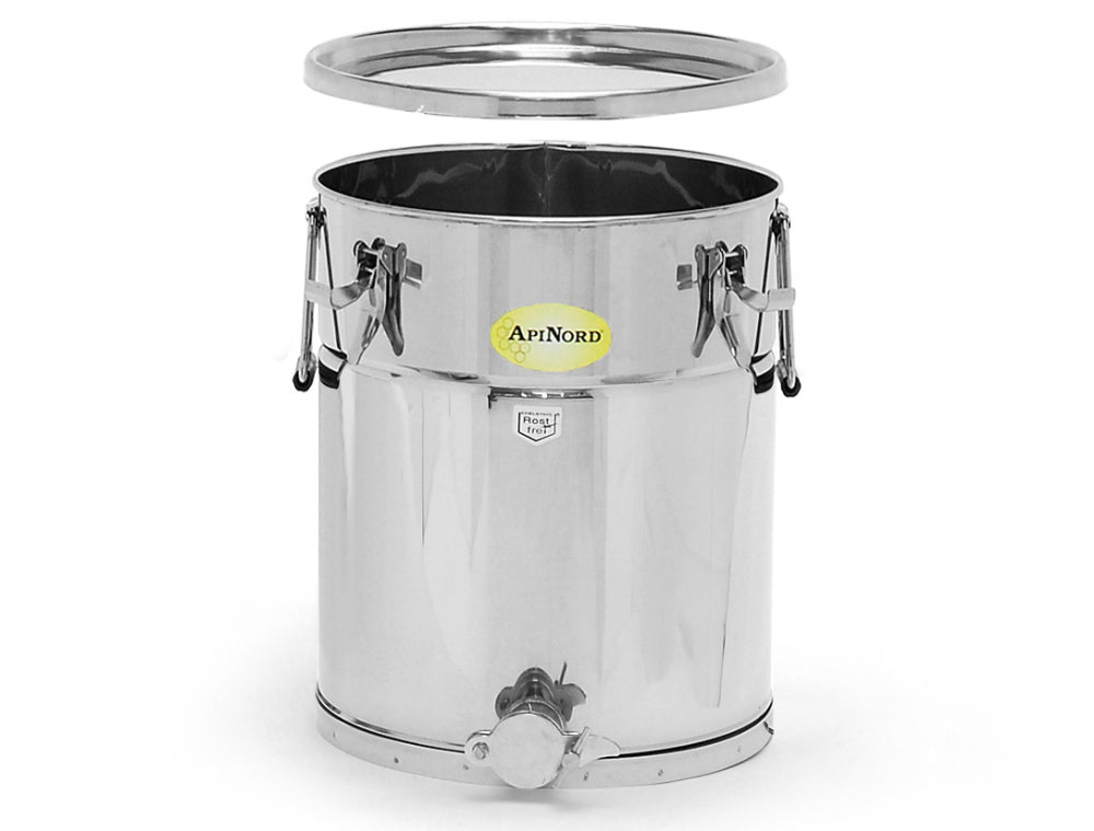 Secchio di riempimento ApiNord® da 35kg in acciaio inossidabile