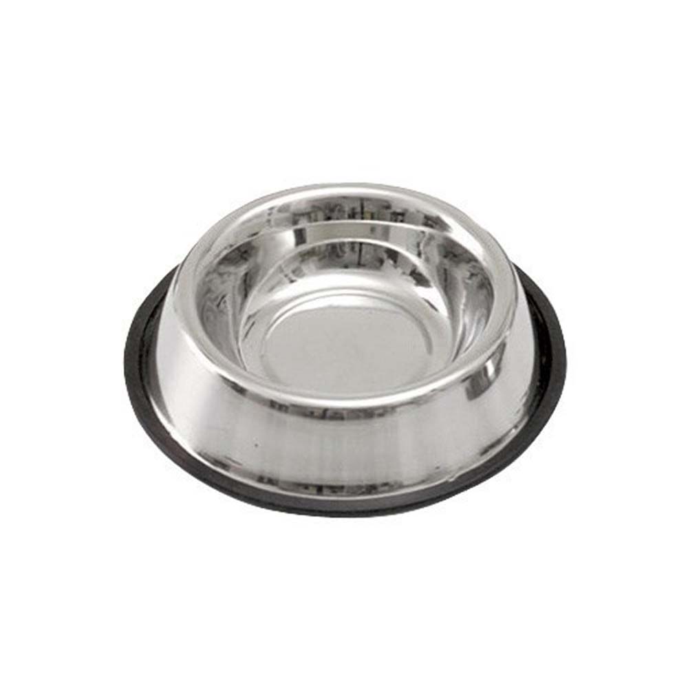 Ciotola per cani in acciaio antiscivolo