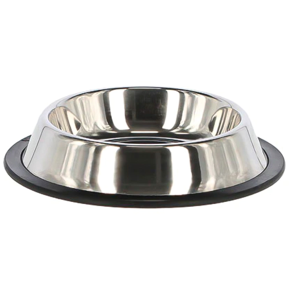 Ciotola per cani in acciaio antiscivolo