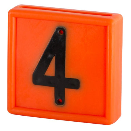 Nummernblock Standard 1-stellig Abmessungen: 44 mm x 46 mm