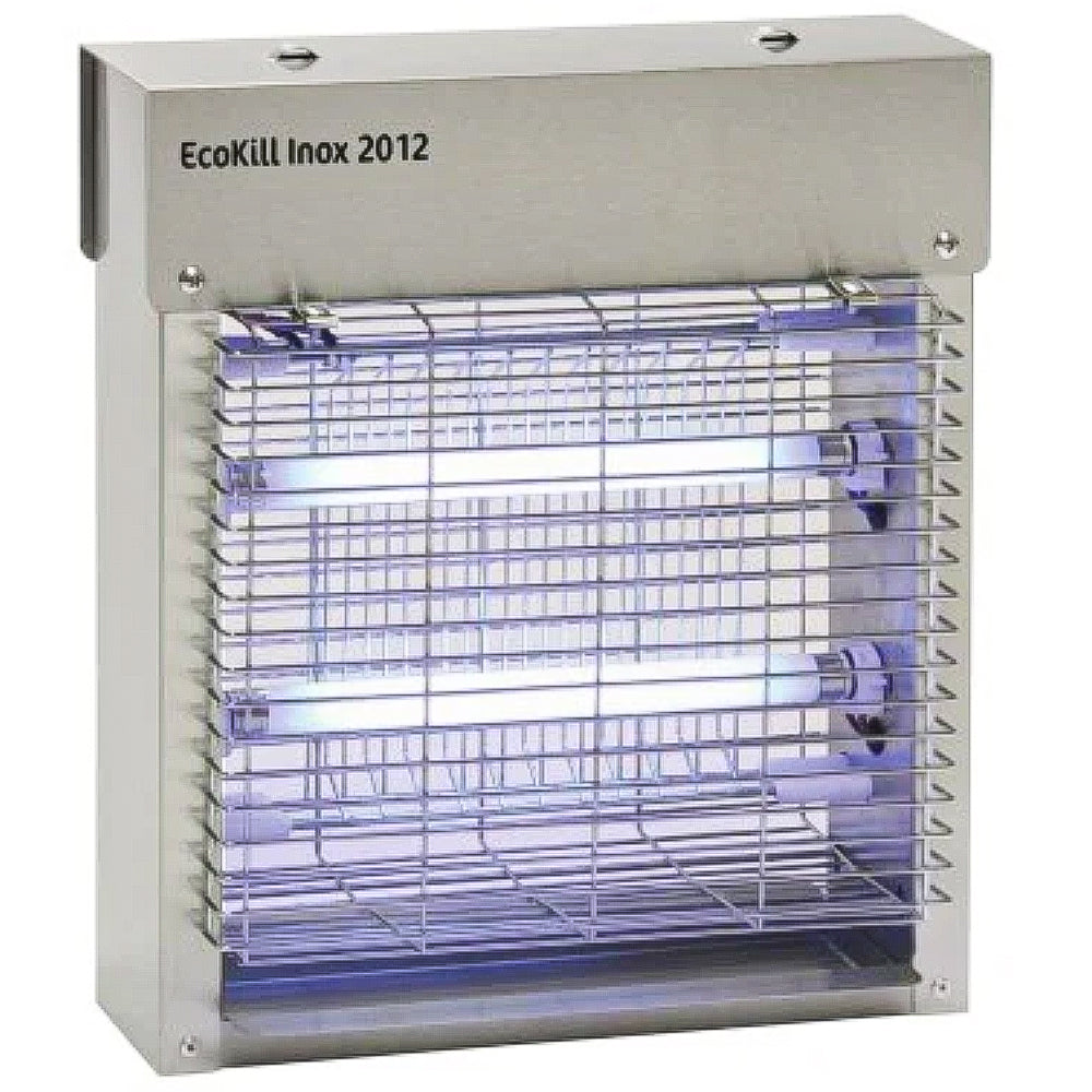 Elettrosterminatore EcoKill Inox – Corpo Inox Robusto con Lampade UV