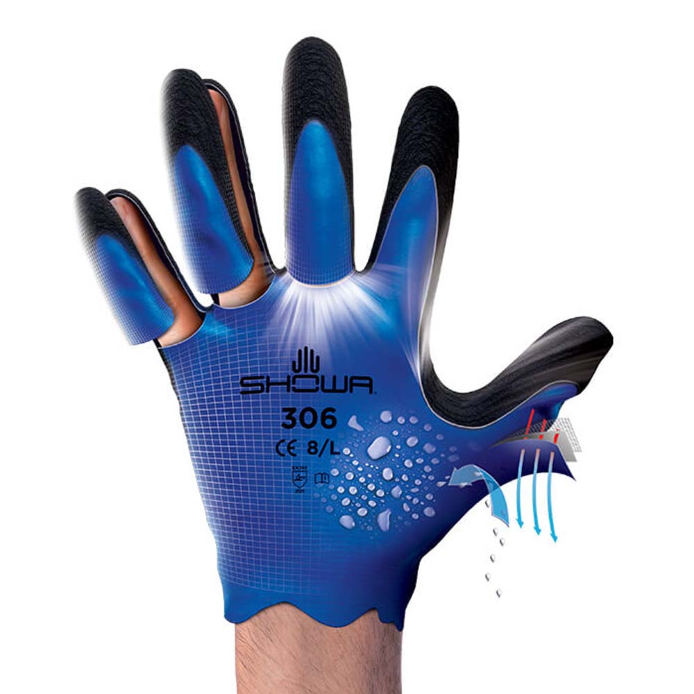Guanti Showa 306 Comfort e protezione per lavori pesanti