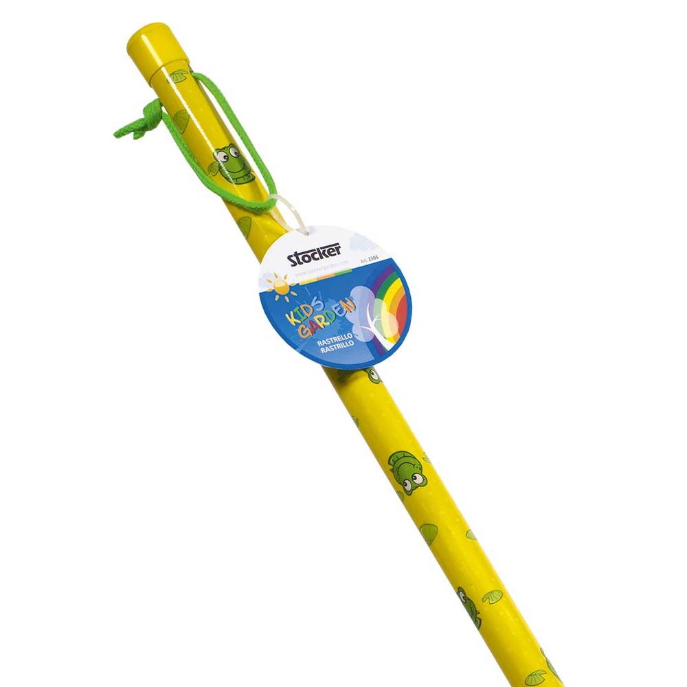 Rastrello Per Fogliame Per Bambini Verde/Giallo