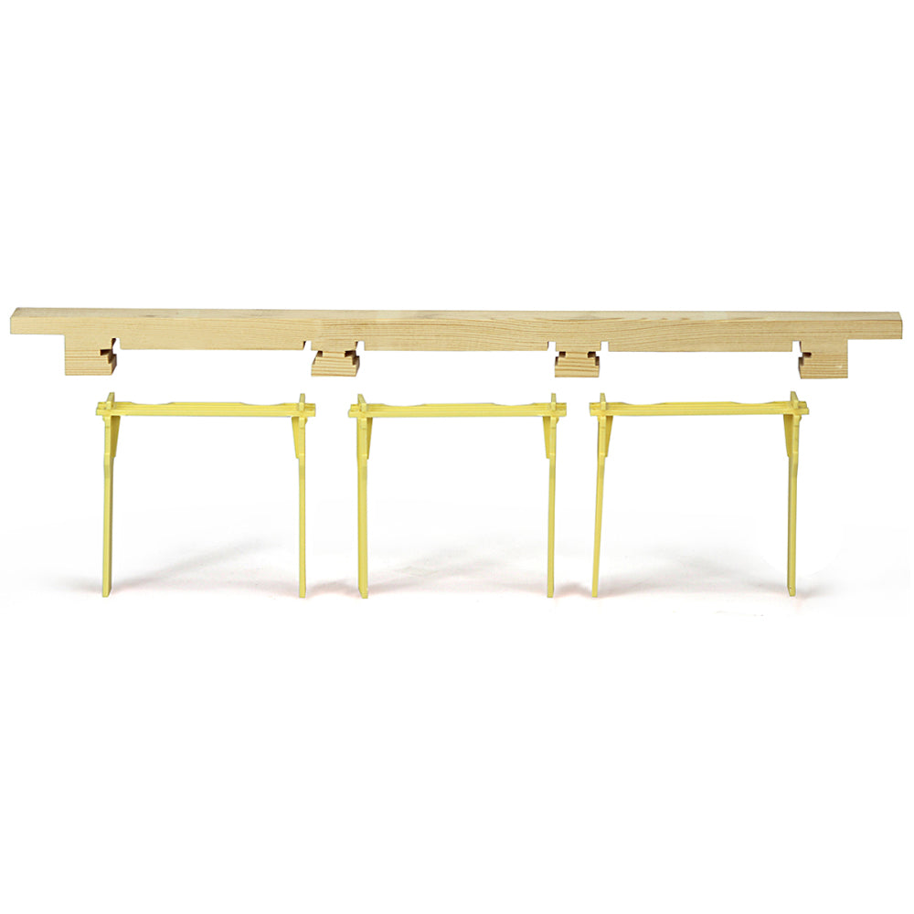 Api'deus® Barra di Supporto Zander – Telaio per 3 favi in plastica