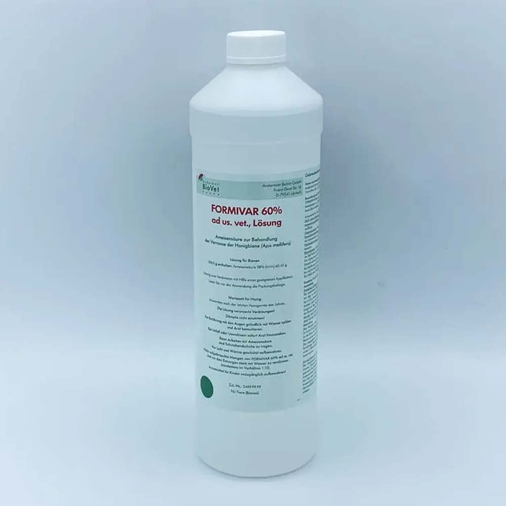 BioVet Formivar acido formico 60% - trattamento delle api mellifere