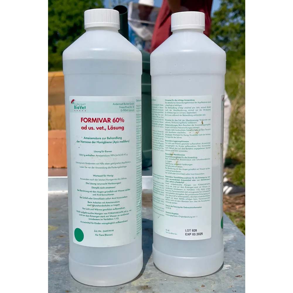 BioVet Formivar acido formico 60% - trattamento delle api mellifere