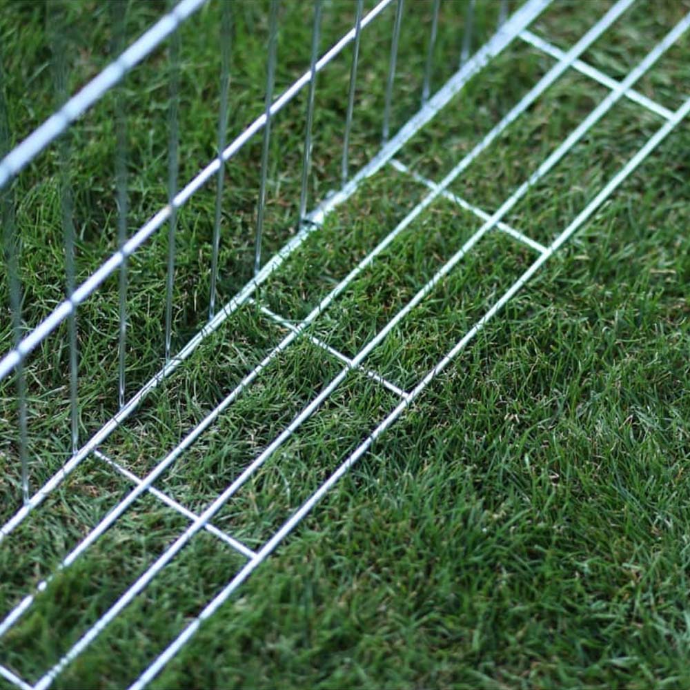 Recinto da esterno con barriera anti-fuga con 2 porte