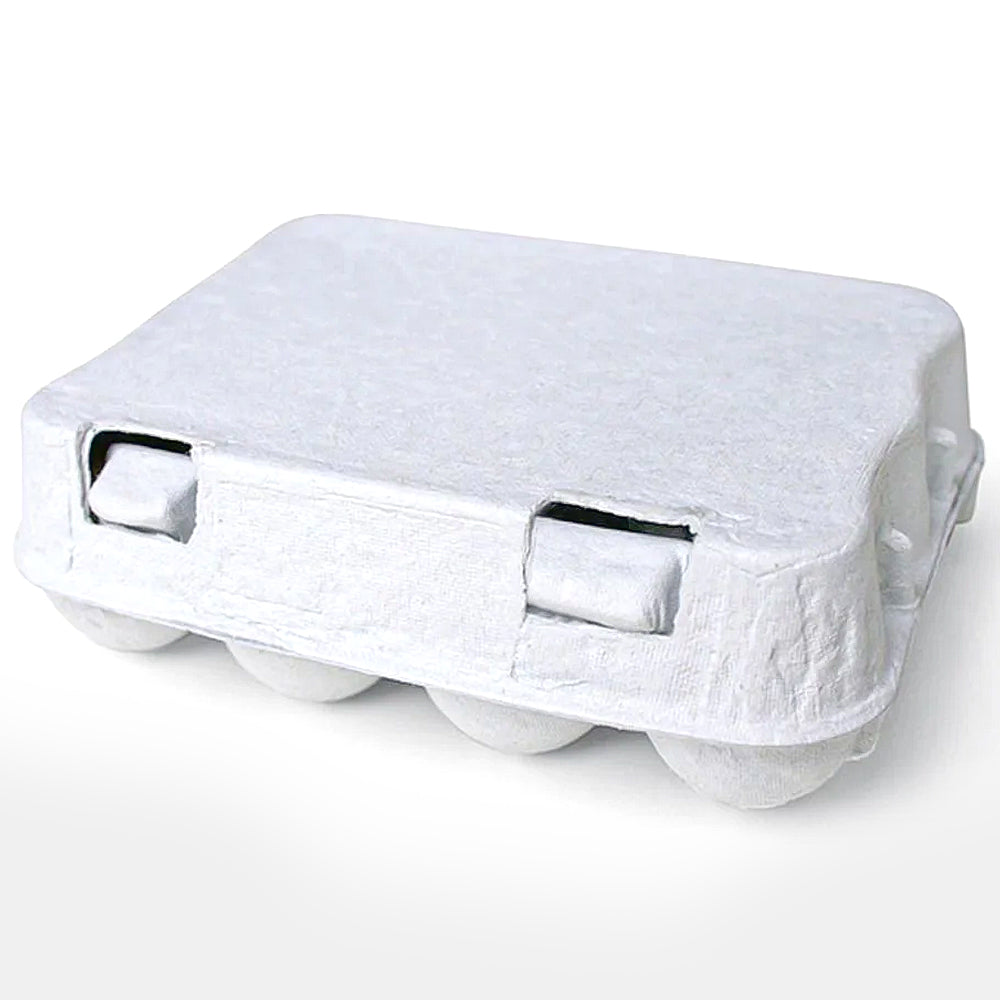 Cartone per 6 e 12 Uova di Quaglia Grigio – Confezione in Cartone Ecologica