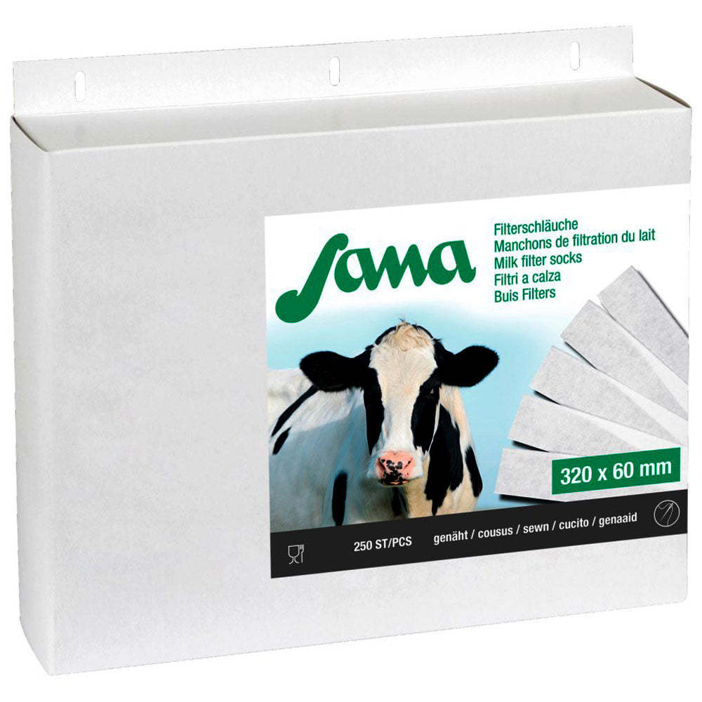 Sana Filtri a Calza Cuciti per Latte 455x75mm – 250 Pz. | Sicuri e Resistenti