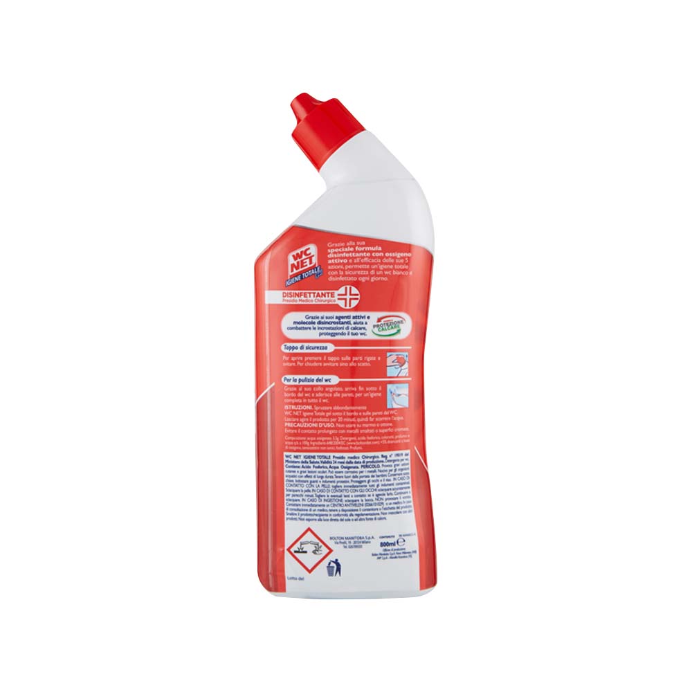 WC NET igiene totale gel disinfettante 5 azioni 700 ml