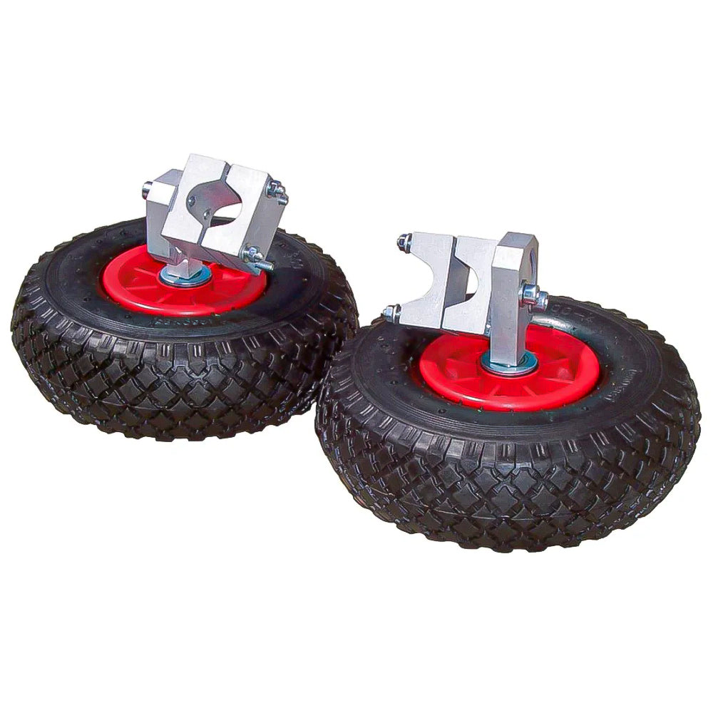 Ruote coppia di supporto per carriole