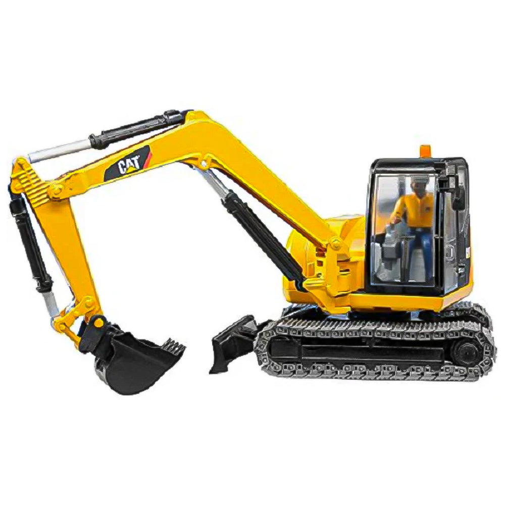 Bruder Cat Mini excavator con figura