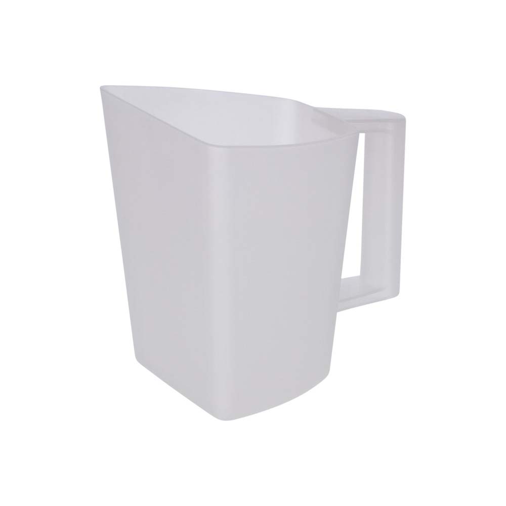 Paletta plastica trasparente per mangime da 2 kg