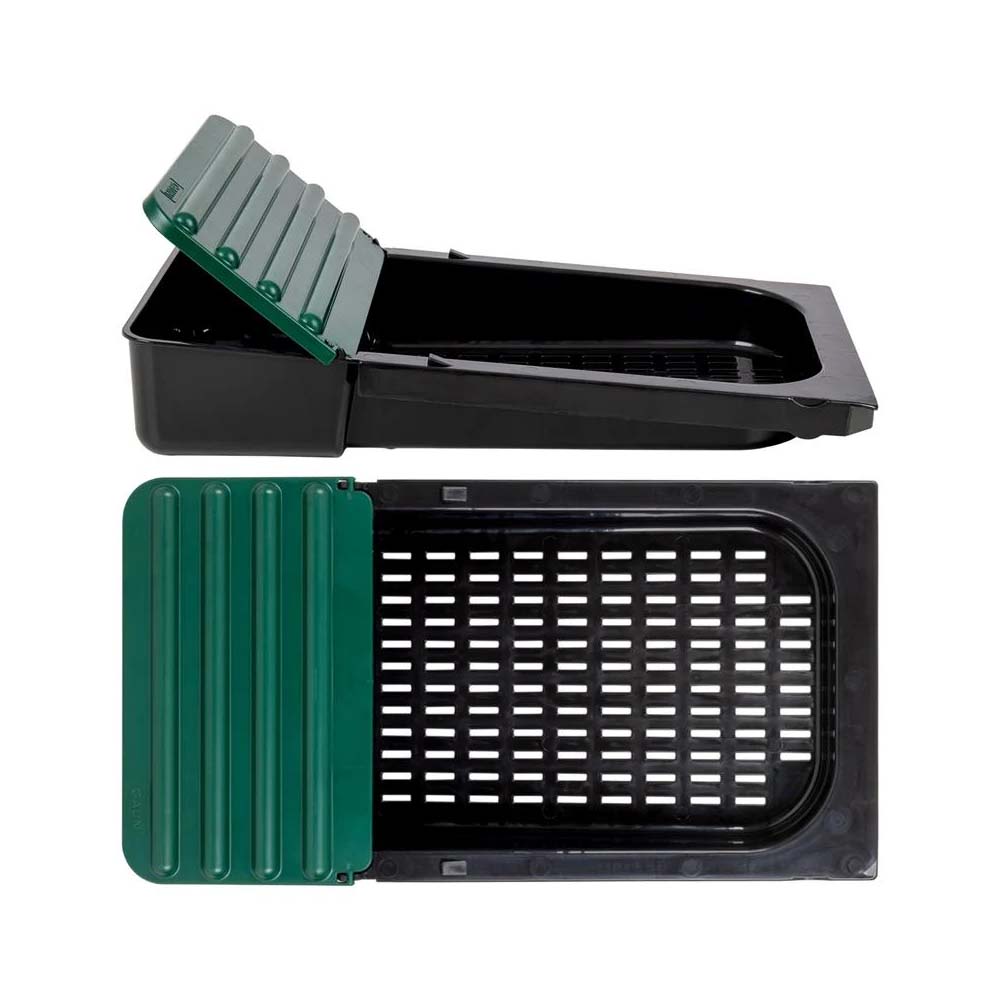 Nido con Cestino per Galline Ovaiole in Metallo e Plastica