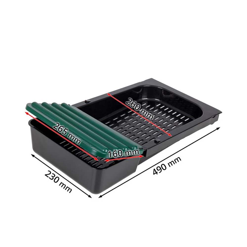 Nido con Cestino per Galline Ovaiole in Metallo e Plastica