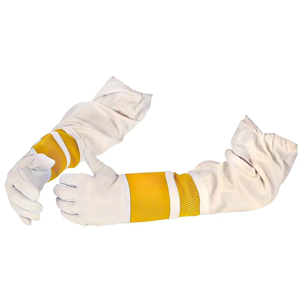Guanti per apicoltura in pelle Bieno
