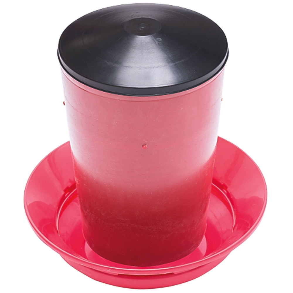 Mangiatoia a Tramoggia DINDO con Coperchio e Asta Centrale in Metallo