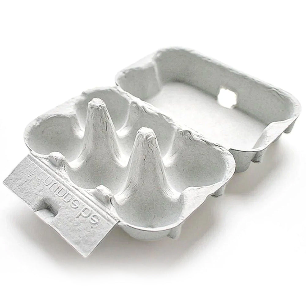 Cartone per 6 e 12 Uova di Quaglia Grigio – Confezione in Cartone Ecologica