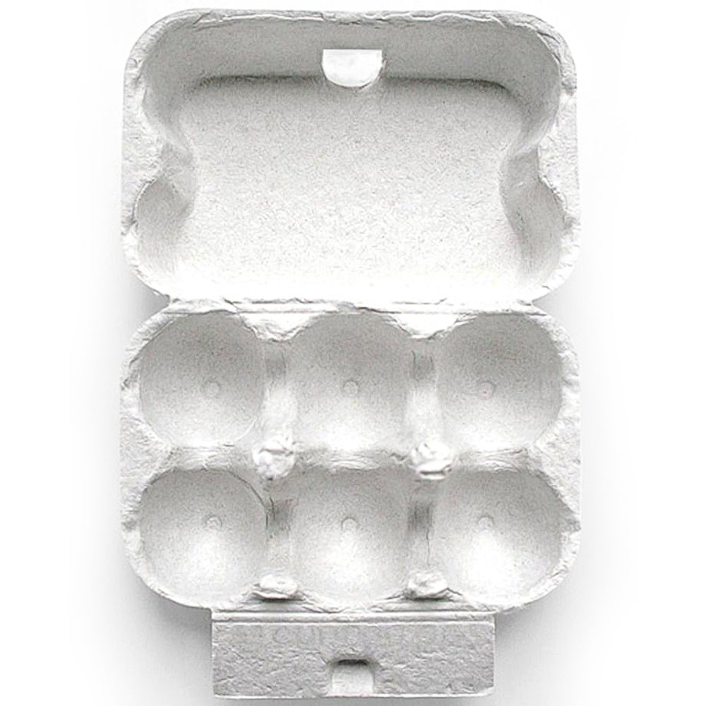 Cartone per 6 e 12 Uova di Quaglia Grigio – Confezione in Cartone Ecologica
