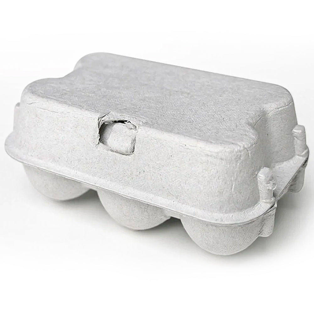 Cartone per 6 e 12 Uova di Quaglia Grigio – Confezione in Cartone Ecologica