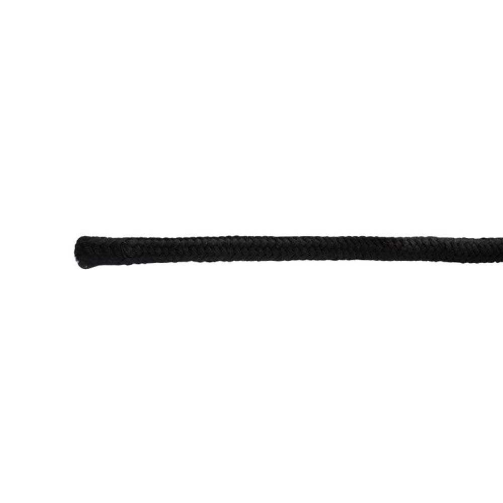 Dicke Baumwollleine, hochwertiges Design, schwarzer Karabinerhaken – 200 cm für Pferd