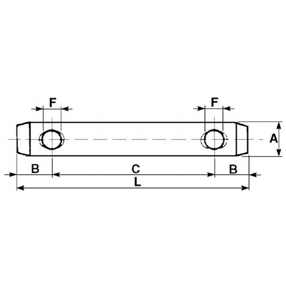 Perno Superiore Zincato per Attacco a Tre Punti