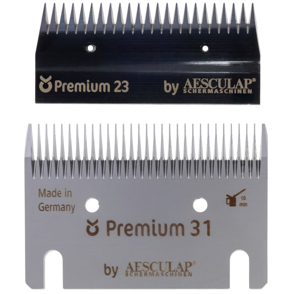 Professionelles Premium Schermesser Set für Rind und Pferd