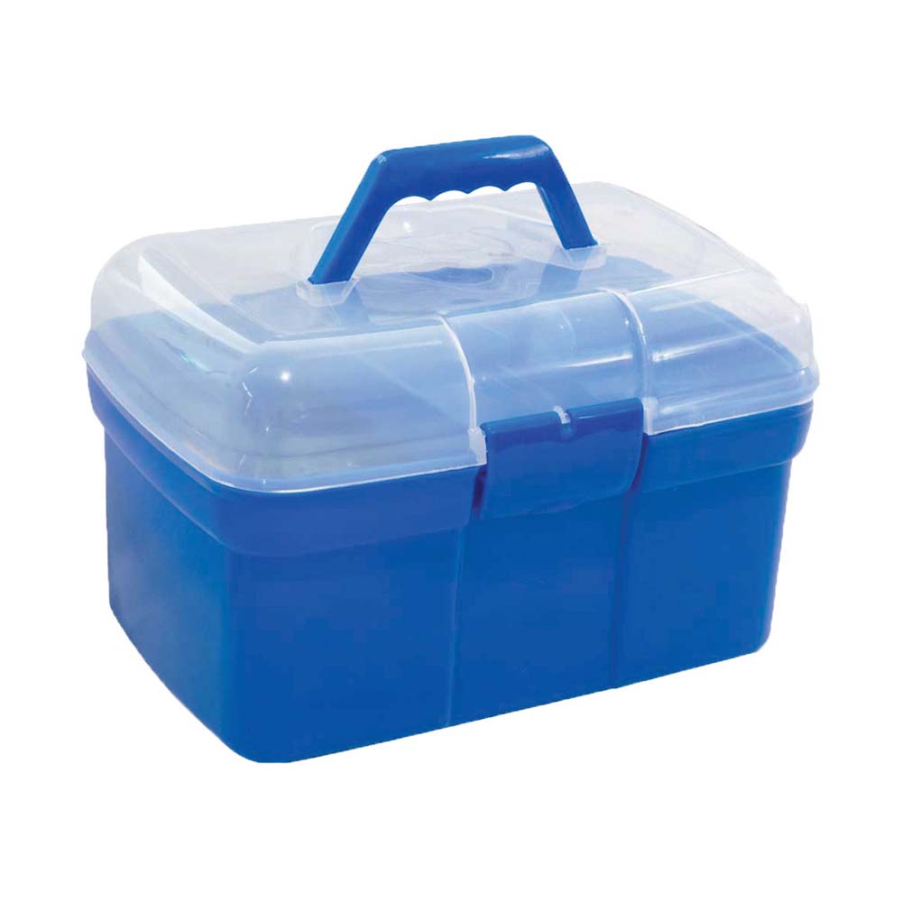 valigetta set pulizia blu