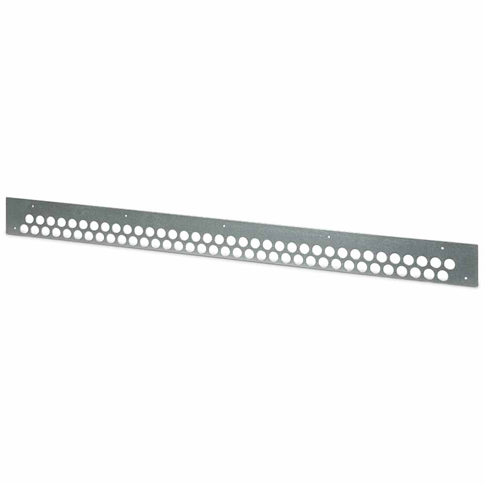 Griglia per polline in acciaio zincato a fori rotondi 470 x 380mm