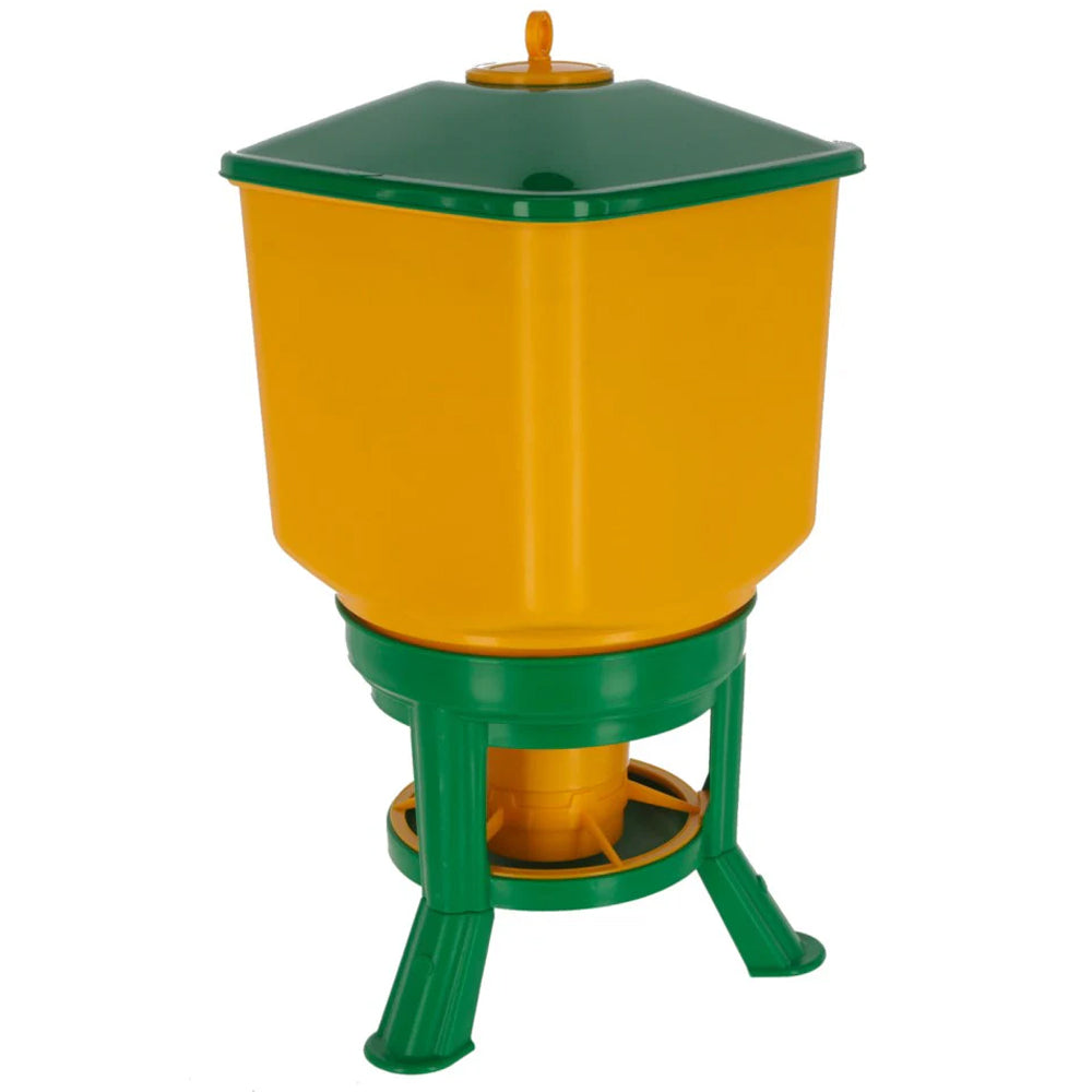 Automatic Chicken Feeder with Support Legs - 30L