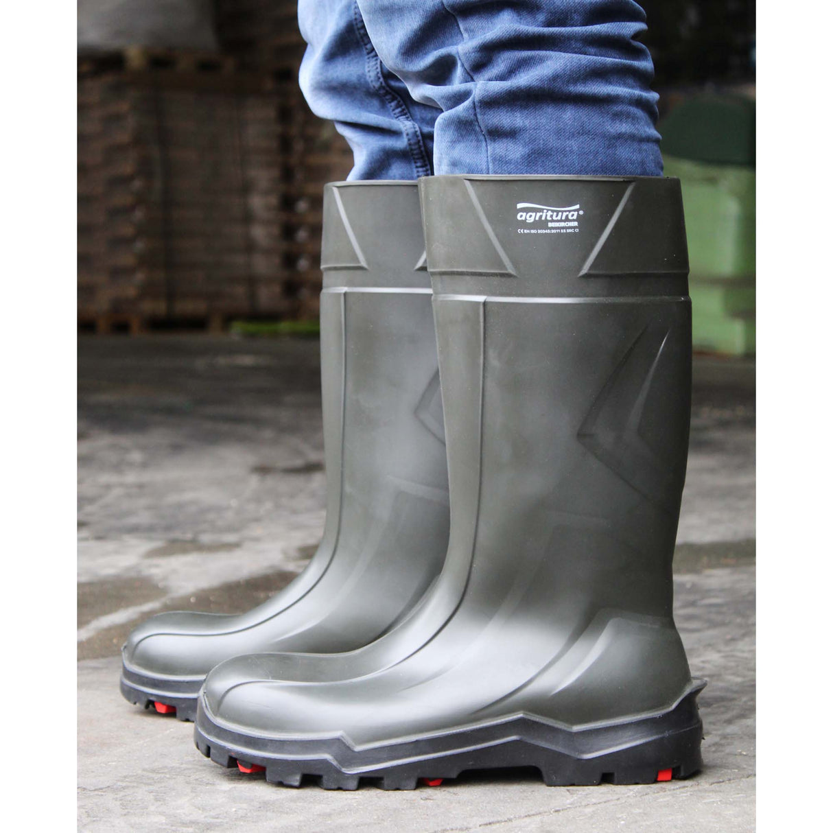 Stivali da Lavoro Agritura S5 Verde Alto SRC - Certificati e Affidabili per Ogni Ambiente