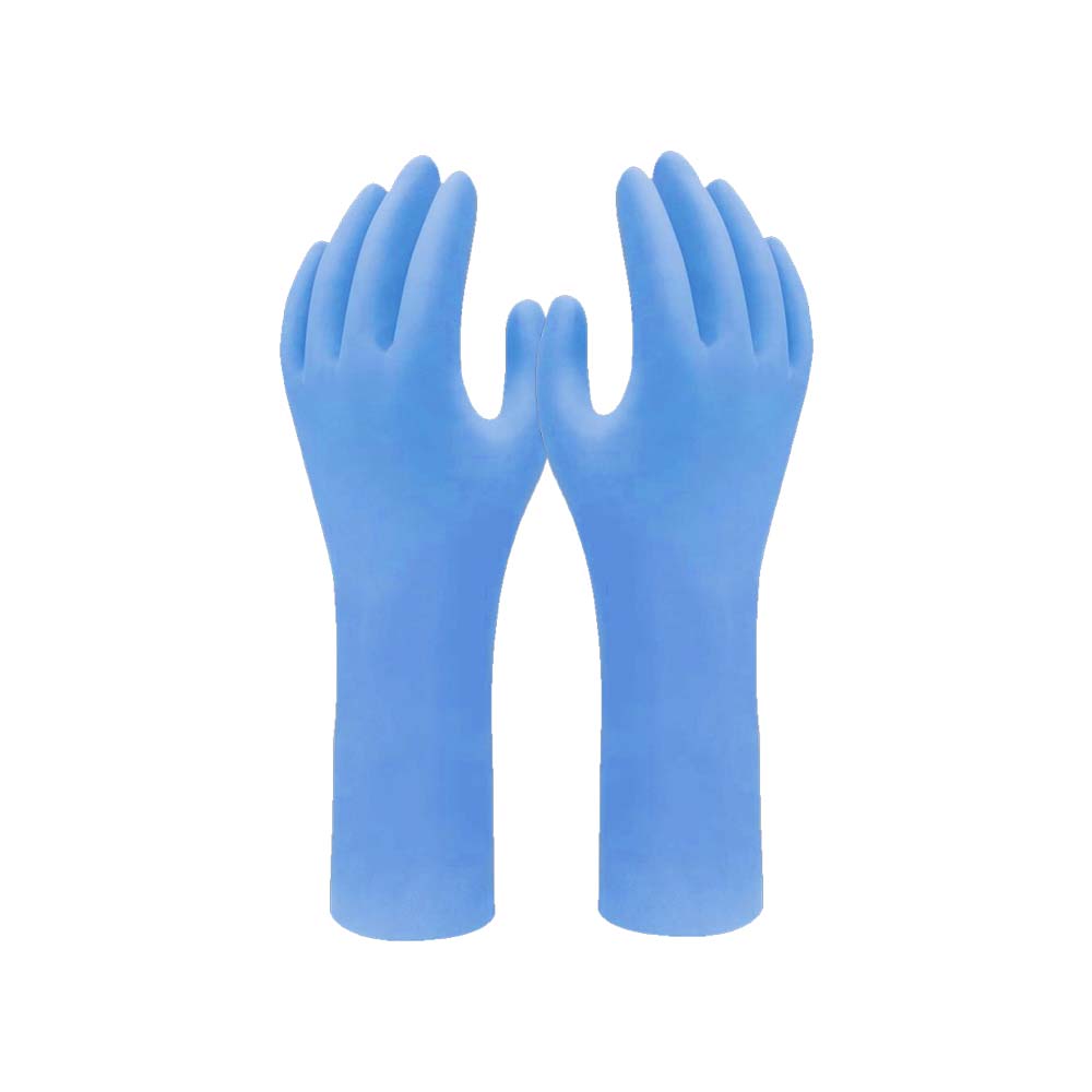 SHOWA 7555 EBT - Guanto monouso in nitrile 100% blu cobalto