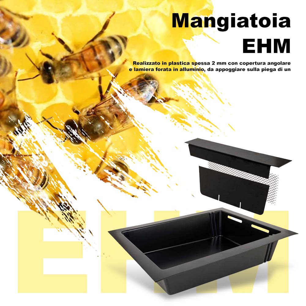 Alimentatore EHM – Cornice in Plastica con Copertura Angolare e Lamiera Forata